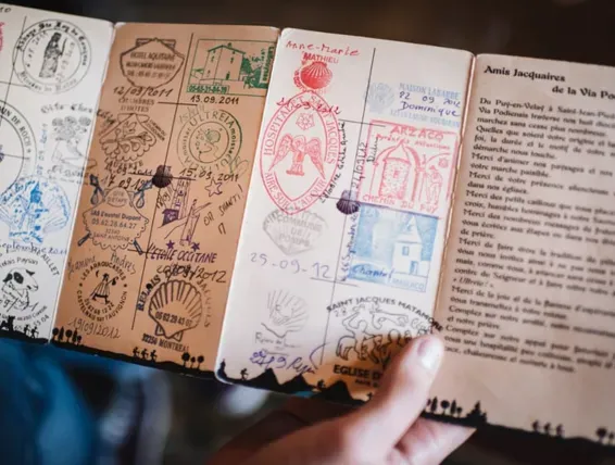 La Compostela, Carnet du pèlerin